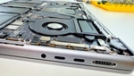 Logicboard eines MacBook mit verlöteter SSD, Ausgangspunkt jeder Datenrettung bei modernen Macs